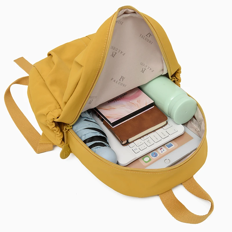 Women's Anti-Theft Large Capacity Nylon Backpack with Multifunctional Laptop Compartment for Daily Travel And Commuting