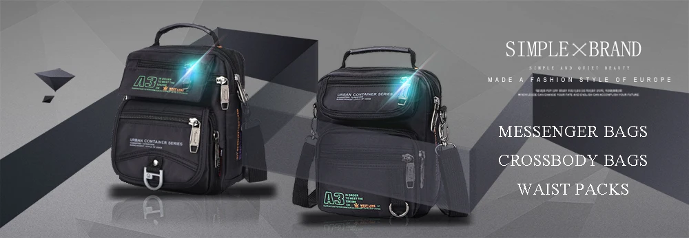 3707 Men Messenger Running Bags Casual Multifunction Small Travel Bags Waterproof Shoulder Waist Packs Military Crossbody Bags