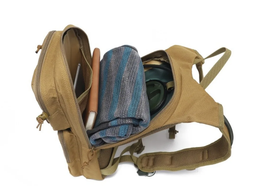 Tactical Backpack Large Capacity Outdoor Hiking Camping Cycling Rucksack Multi-Pocket Travel Daypack for Men Women
