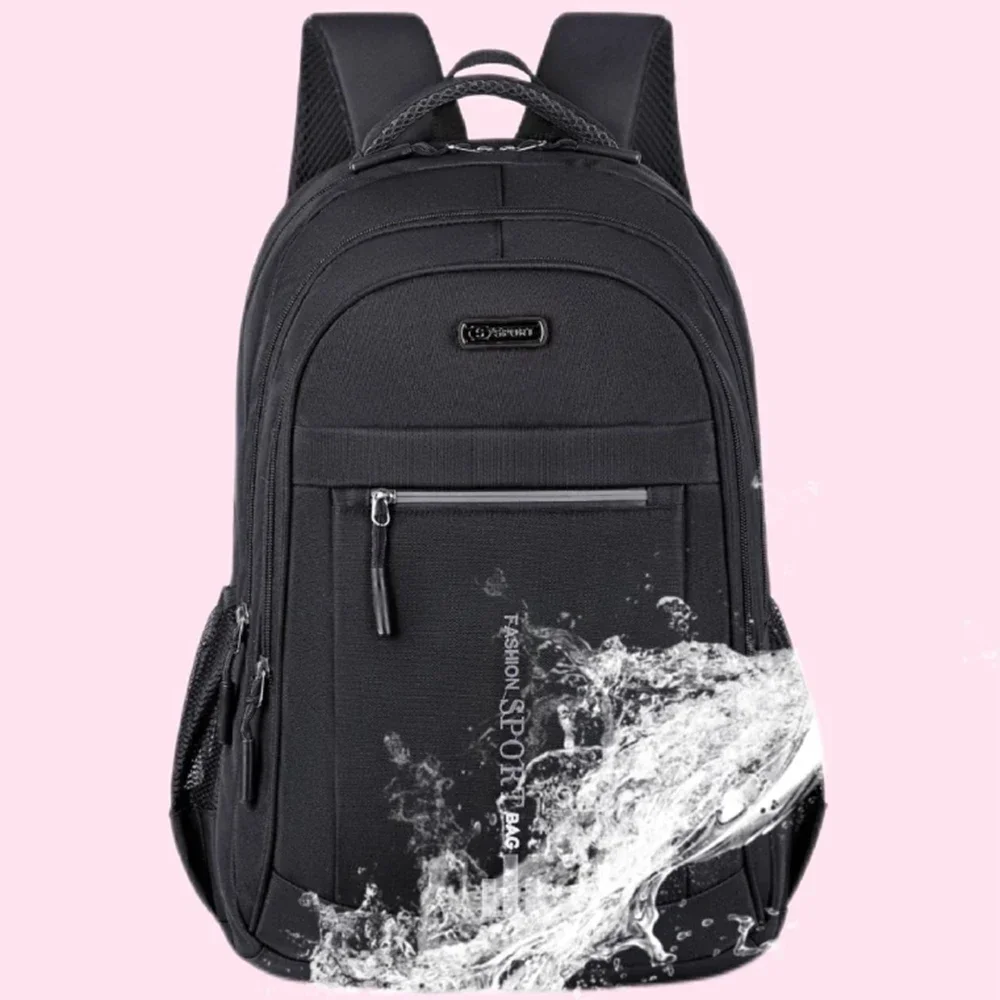 Lightweight Bookcase Large Capacity Backpack 48x32x18cm Oxford Fabric, Multi-Pocket Breathable Mesh Back for 15.6 Inch Laptop School Work Travel Commute Business Travel