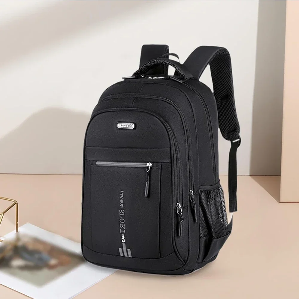 Lightweight Bookcase Large Capacity Backpack 48x32x18cm Oxford Fabric, Multi-Pocket Breathable Mesh Back for 15.6 Inch Laptop School Work Travel Commute Business Travel