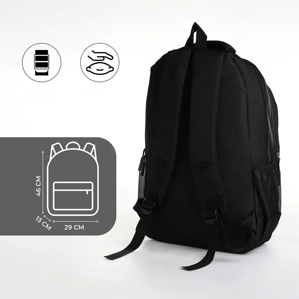 Lightweight Bookcase Large Capacity Backpack 48x32x18cm Oxford Fabric, Multi-Pocket Breathable Mesh Back for 15.6 Inch Laptop School Work Travel Commute Business Travel