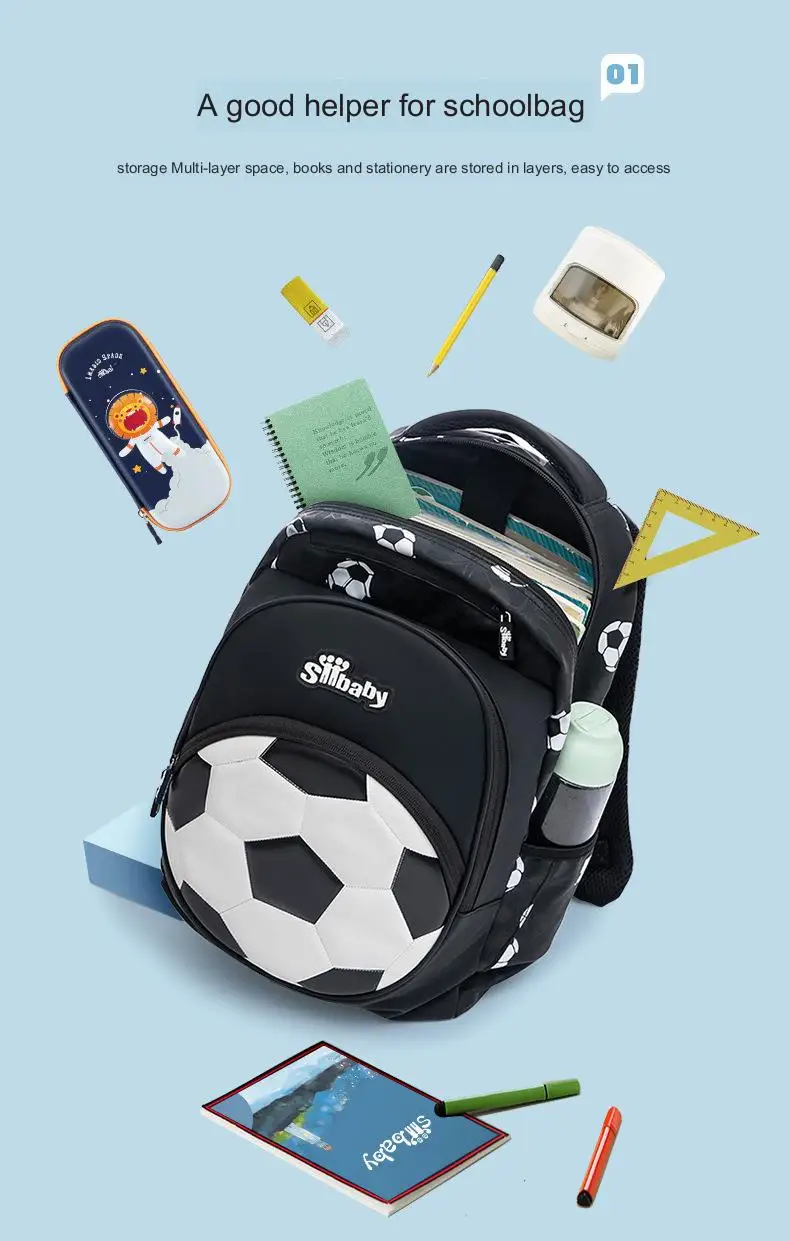 Football Backpack for Children Schoolbag Anime Backpack Travel School Bags for Teenage Boy Mochila Escolar Infantil Menino