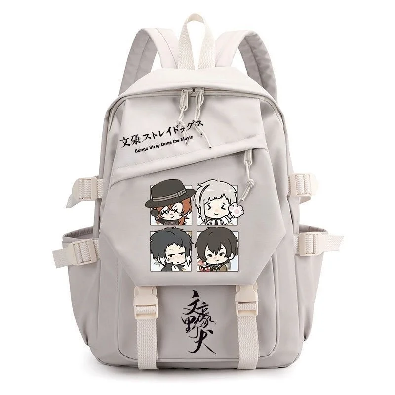 Anime Bungo Stray Dogs Cartoon Backpack Teenarges Schoolbag Bookbag Men Women Fashion Cosplay Laptop Outdoor Travel Mochila