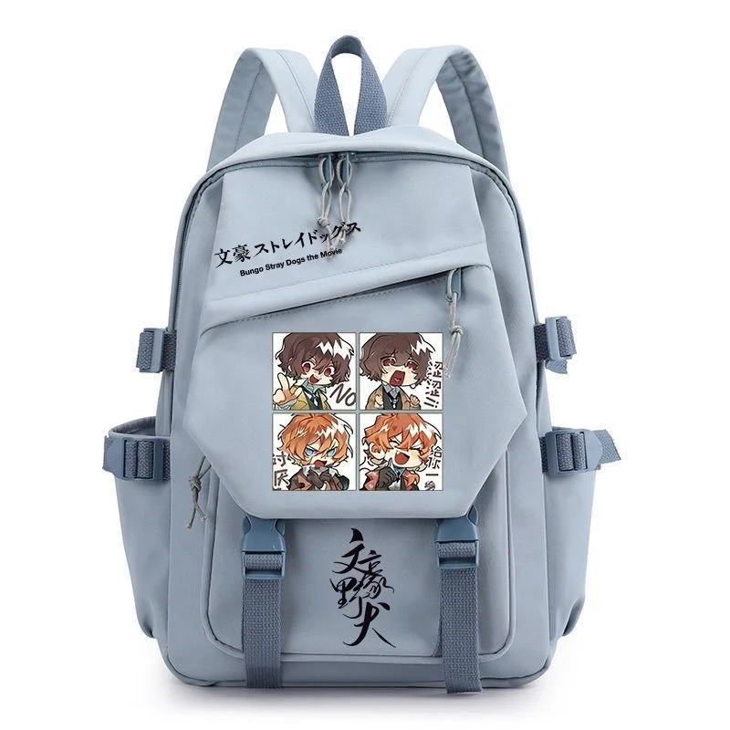 Anime Bungo Stray Dogs Cartoon Backpack Teenarges Schoolbag Bookbag Men Women Fashion Cosplay Laptop Outdoor Travel Mochila
