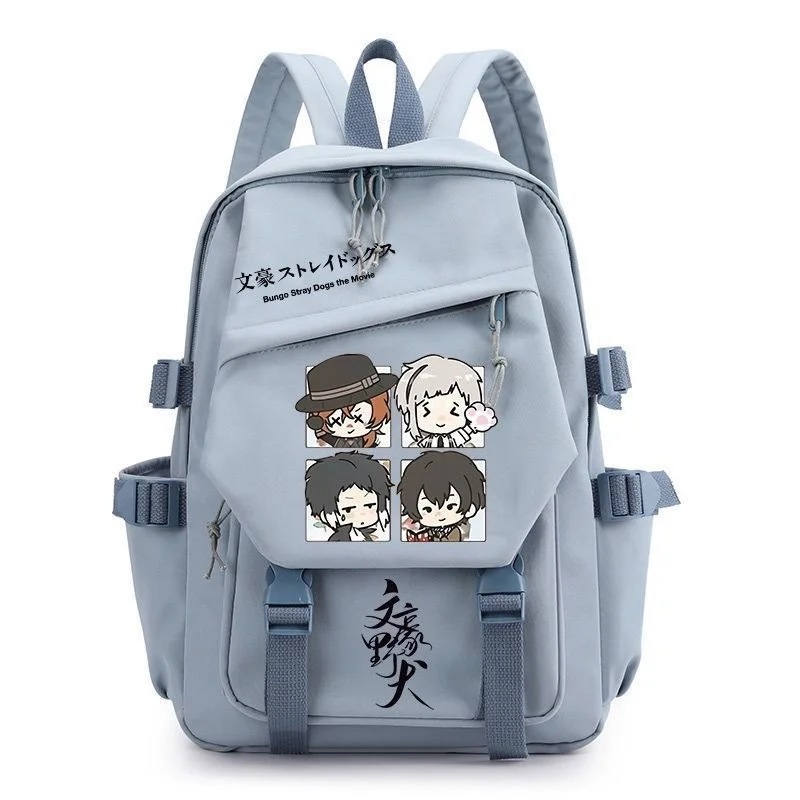 Anime Bungo Stray Dogs Cartoon Backpack Teenarges Schoolbag Bookbag Men Women Fashion Cosplay Laptop Outdoor Travel Mochila