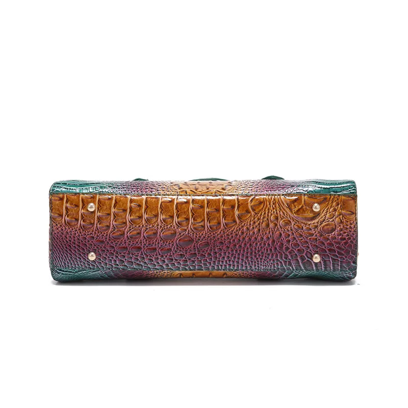 XMESSUN New Crocodile Pattern Handbag Bags for Women 2026 Fashion Designer Luxury Vintage Lady PU Leather Shoulder Crossbody Bag