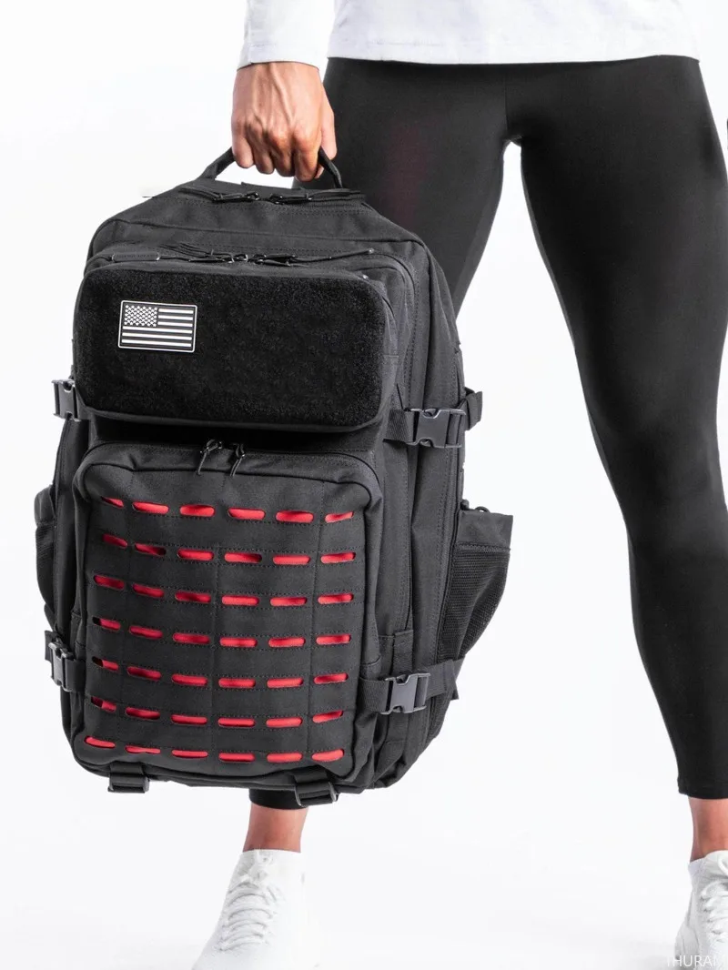 25L/50L Tactical Backpack Bag Hunting MOLLE Backpack GYM For Men EDC Outdoor Hiking Rucksack Witch 2 Bottle Holders