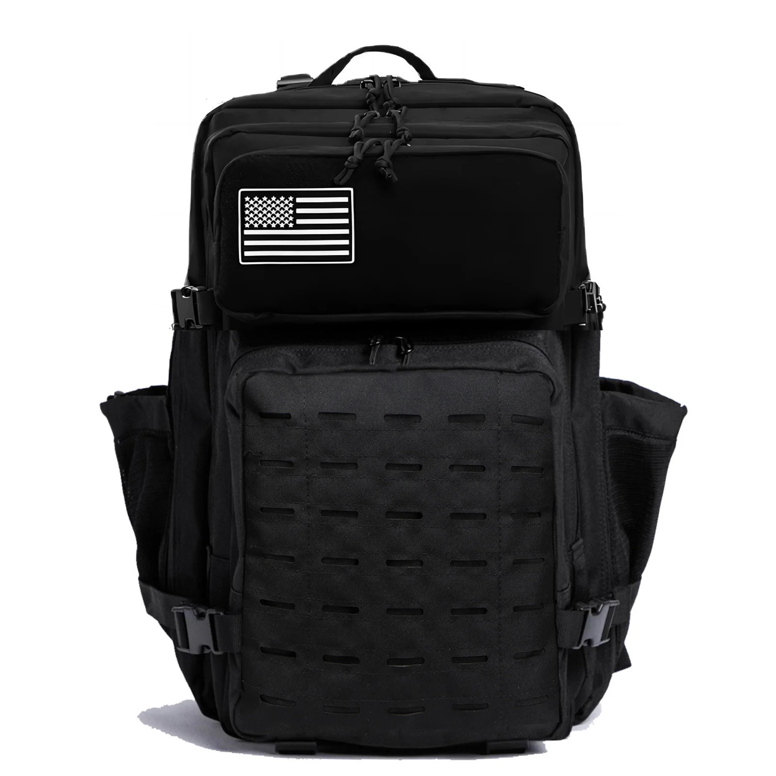 25L/50L Tactical Backpack Bag Hunting MOLLE Backpack GYM For Men EDC Outdoor Hiking Rucksack Witch 2 Bottle Holders