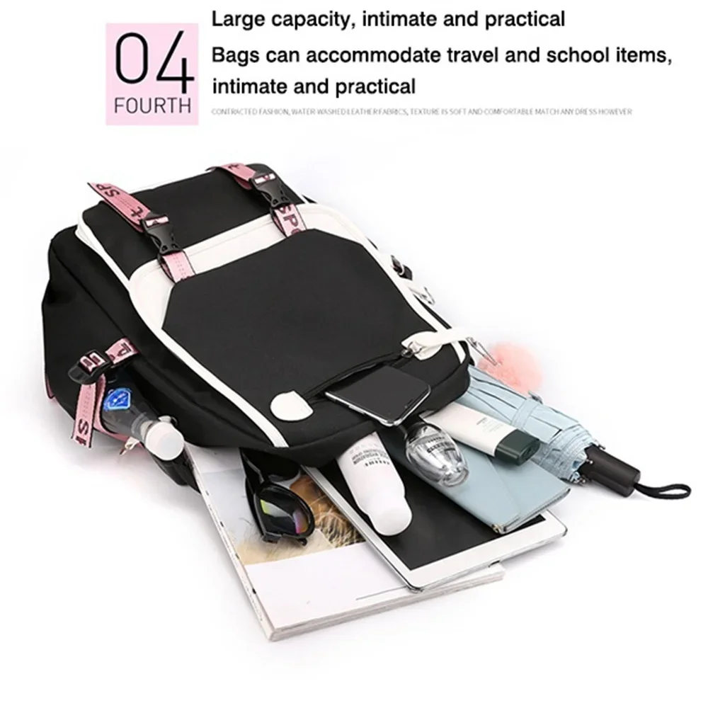 Back To School Backpack for Girls Boys Teenager The Apothecary Diaries Maomao Fashion Usb School Bags Travel Backpacks Mochila