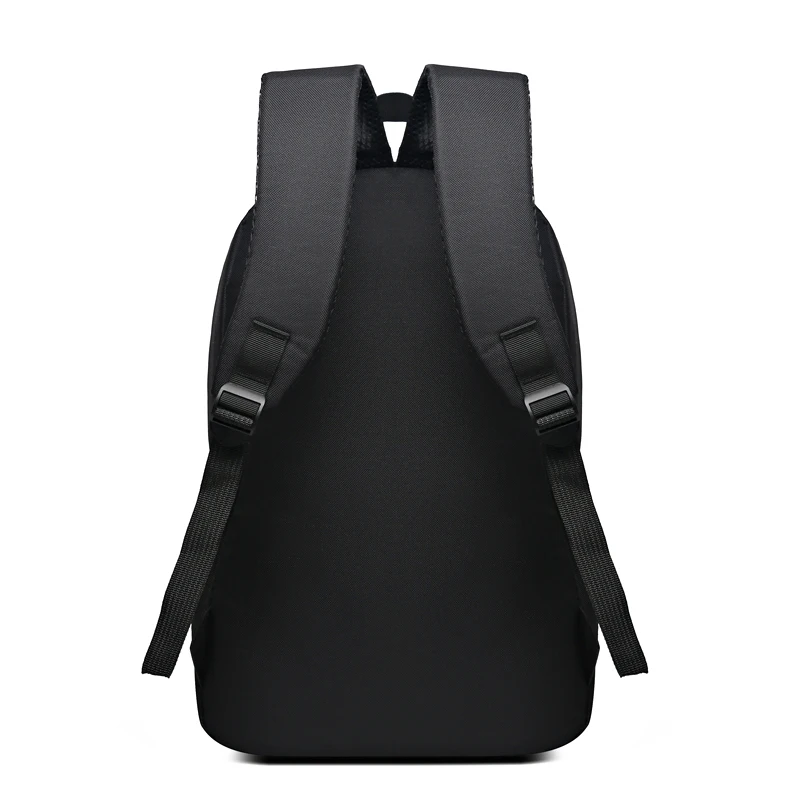 Neutral brand multi-layered backpack for men and women with various pockets,suitable for business trips.Made of nylon material.
