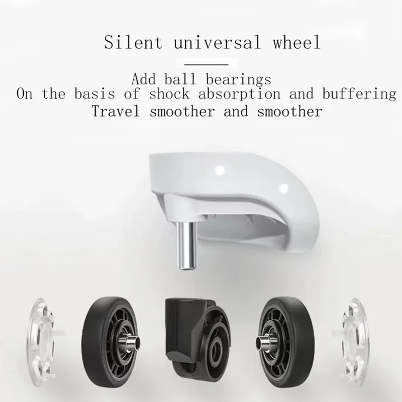 Suitable for American Tourister 25R Universal Wheel 2PCS Wheels for Suitcase Luggage Accessories Replacement Spare Parts Mute We