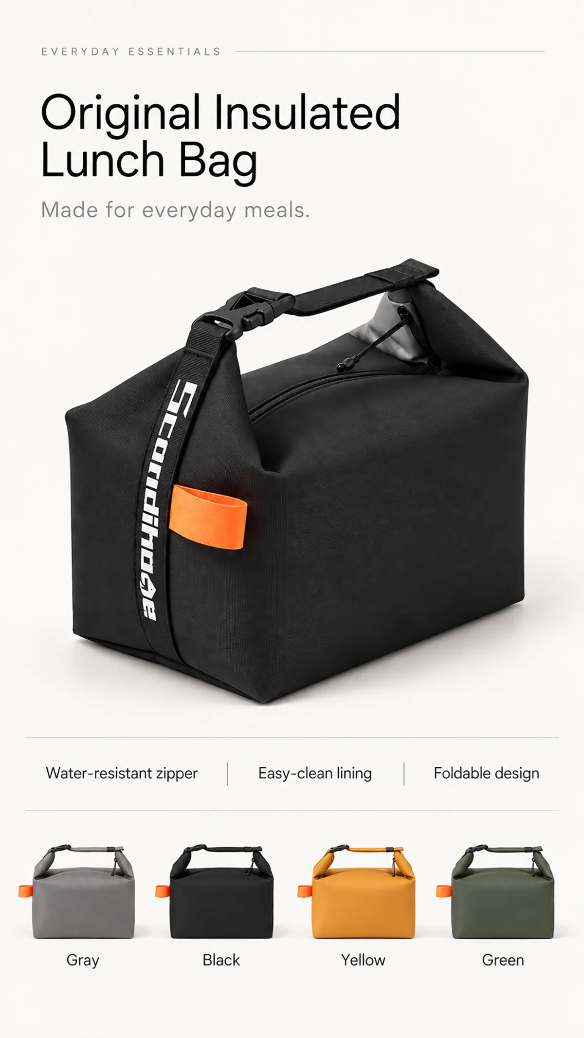 Insulated Lunch Bag Insulation Bento Pack Aluminum Foil Rice Bag Meal Pack Ice Pack Portable Dinner Picnic Food Storage Handbag