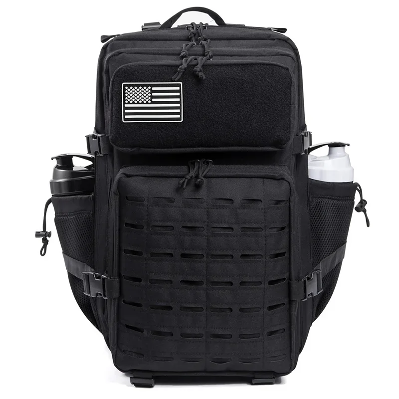 25L/45L Tactical Backpack for Women/men Laser Cut Molle Survival Daypack School Bag Gym Rucksack with Dual Cup Holder
