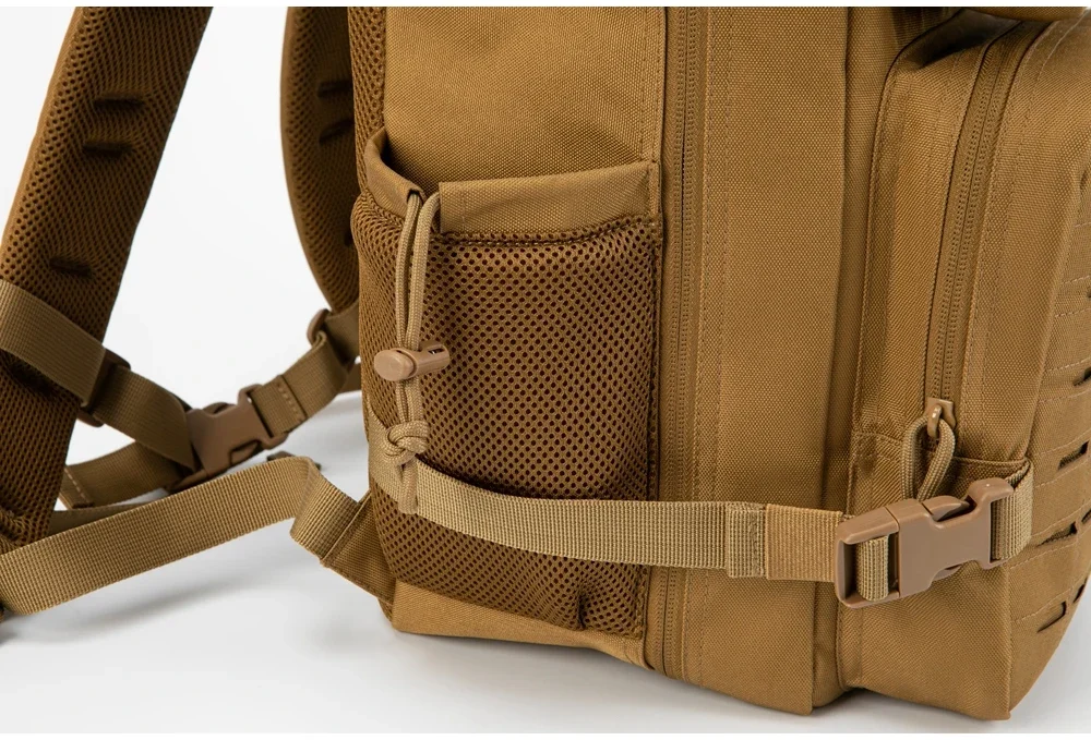 25L/45L Tactical Backpack for Women/men Laser Cut Molle Survival Daypack School Bag Gym Rucksack with Dual Cup Holder