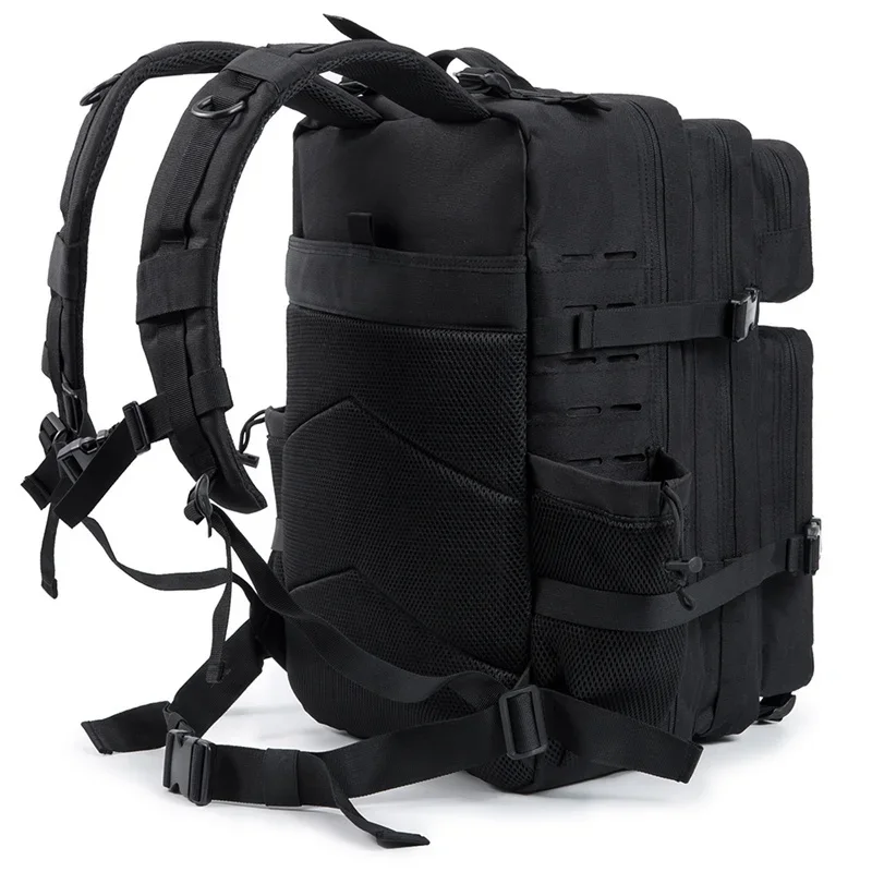 25L/45L Tactical Backpack for Women/men Laser Cut Molle Survival Daypack School Bag Gym Rucksack with Dual Cup Holder