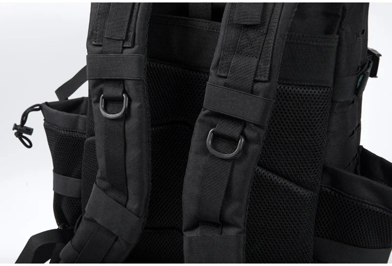 25L/45L Tactical Backpack for Women/men Laser Cut Molle Survival Daypack School Bag Gym Rucksack with Dual Cup Holder