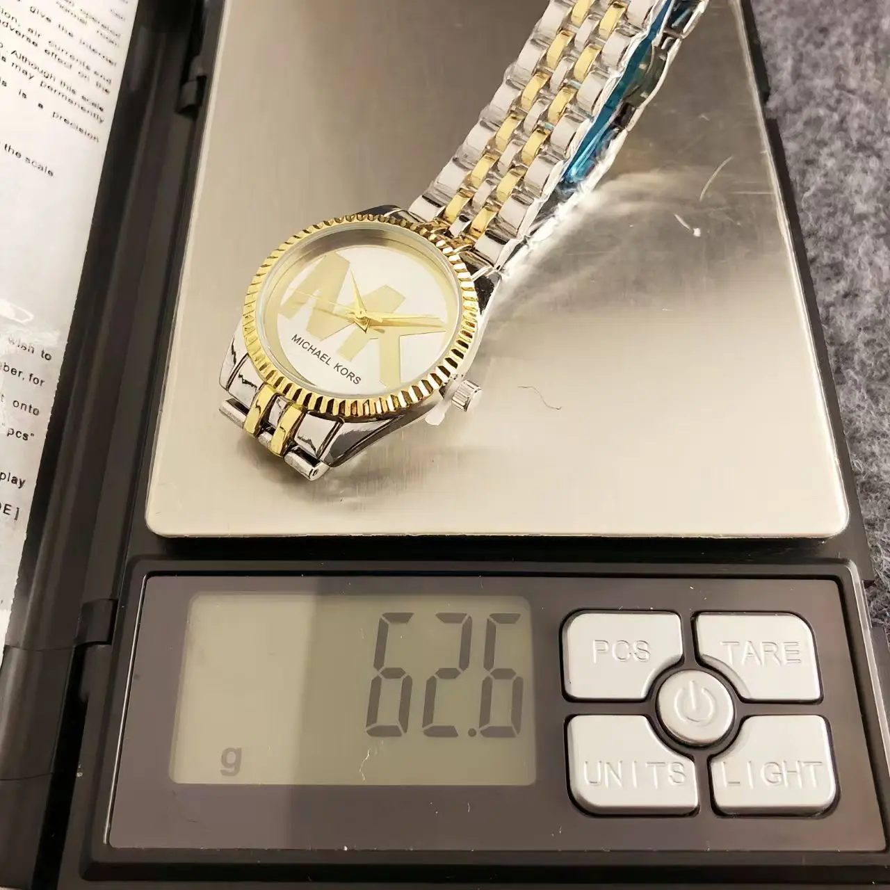 Michael Kors Luxury Rose Gold Women's Watch Bag Fashionable Luxury MK Classic Quartz Watch Wallet Girlfriend Gift