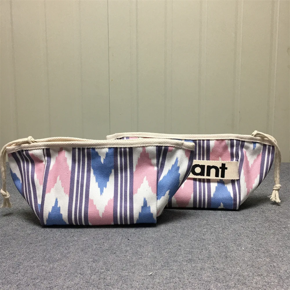 2026 New Small Storage Bag Canvas Bag Zipper Makeup Bag Handheld Fabric Bag Liner Inner Bag Medium Bag