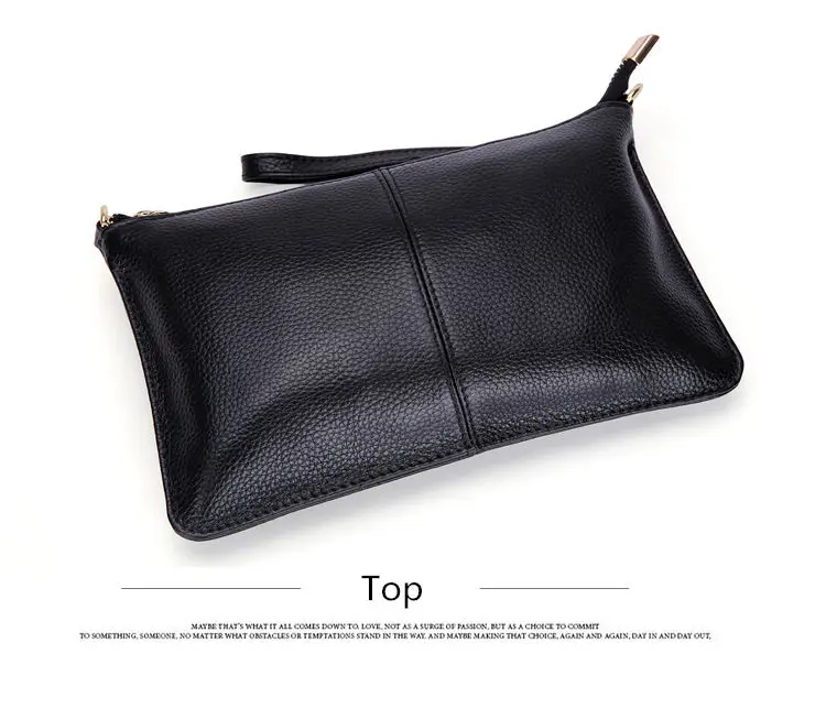 RanHuang Women Genuine Leather Day Clutches Candy Color Shoulder Bags Women's Fashion Crossbody Bags Small Clutch Bags