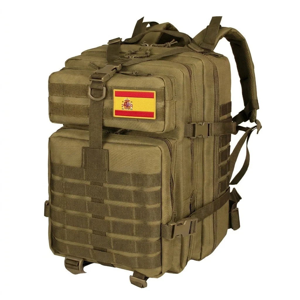 32L/50L Outdoor Backpack Military Tactical Backpack, Large Assault Pack for Camping Hiking with, Durable Daypack Rucksack for Men Travel Work Backpack