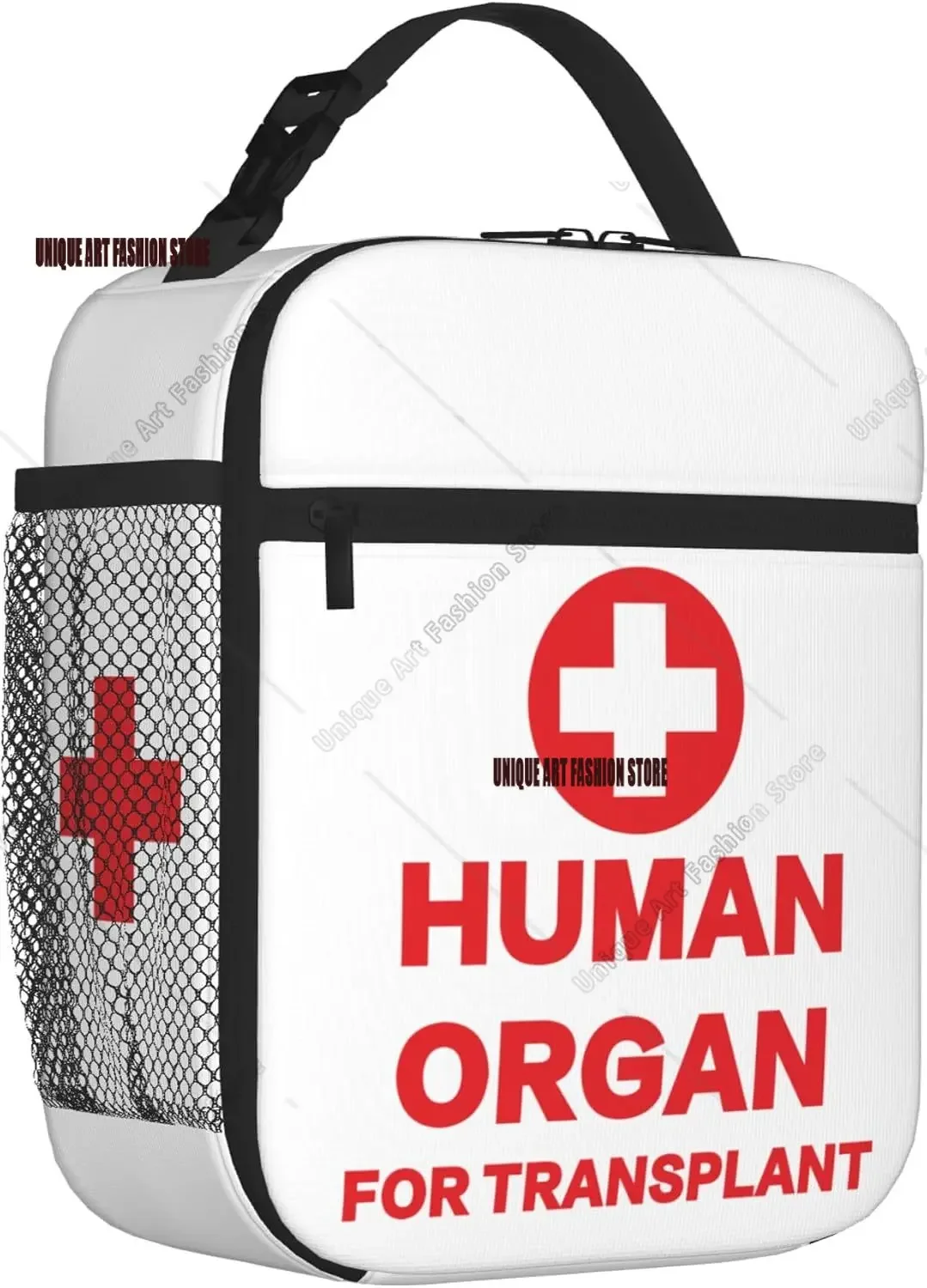 Funny Human Organ for Transplant Insulated Lunch Box Portable Lunch Bag Reusable Lunch Tote for Women Men and Kids-Gag Gift