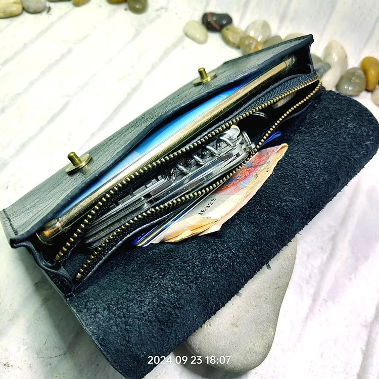 Small Waist Bag Genuine Leather Belt Pack Mobile Phone Leather Sheath Wallet Card Holder Car Key Case House Key Pouch 3618