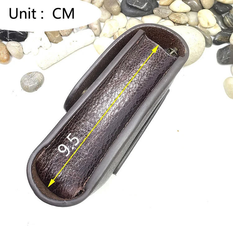 Small Waist Bag Genuine Leather Belt Pack Mobile Phone Leather Sheath Wallet Card Holder Car Key Case House Key Pouch 3618