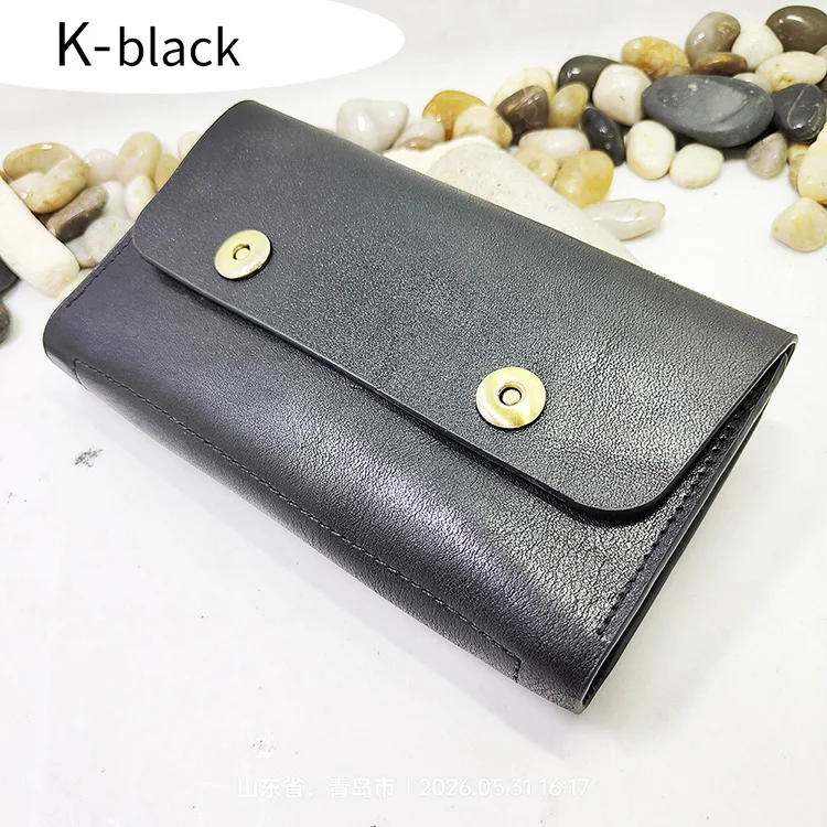 Small Waist Bag Genuine Leather Belt Pack Mobile Phone Leather Sheath Wallet Card Holder Car Key Case House Key Pouch 3618