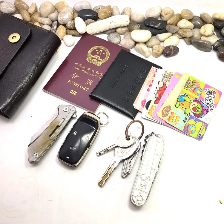 Small Waist Bag Genuine Leather Belt Pack Mobile Phone Leather Sheath Wallet Card Holder Car Key Case House Key Pouch 3618