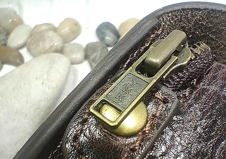 Small Waist Bag Genuine Leather Belt Pack Mobile Phone Leather Sheath Wallet Card Holder Car Key Case House Key Pouch 3618