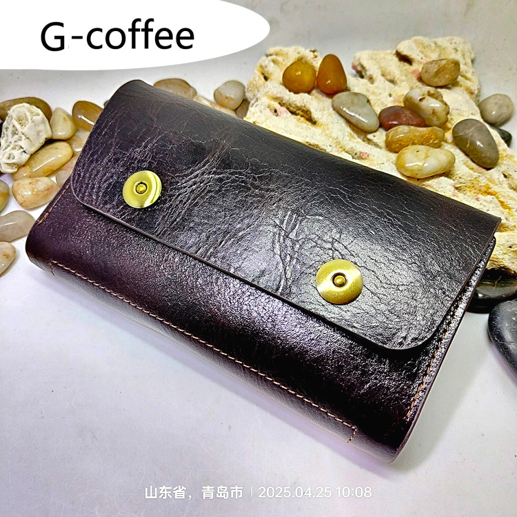 Small Waist Bag Genuine Leather Belt Pack Mobile Phone Leather Sheath Wallet Card Holder Car Key Case House Key Pouch 3618