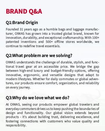 OIWAS Ultra-light Waterproof Material Crossbody Bag - Durable Water-Resistant Shoulder Bag for Everyday Use