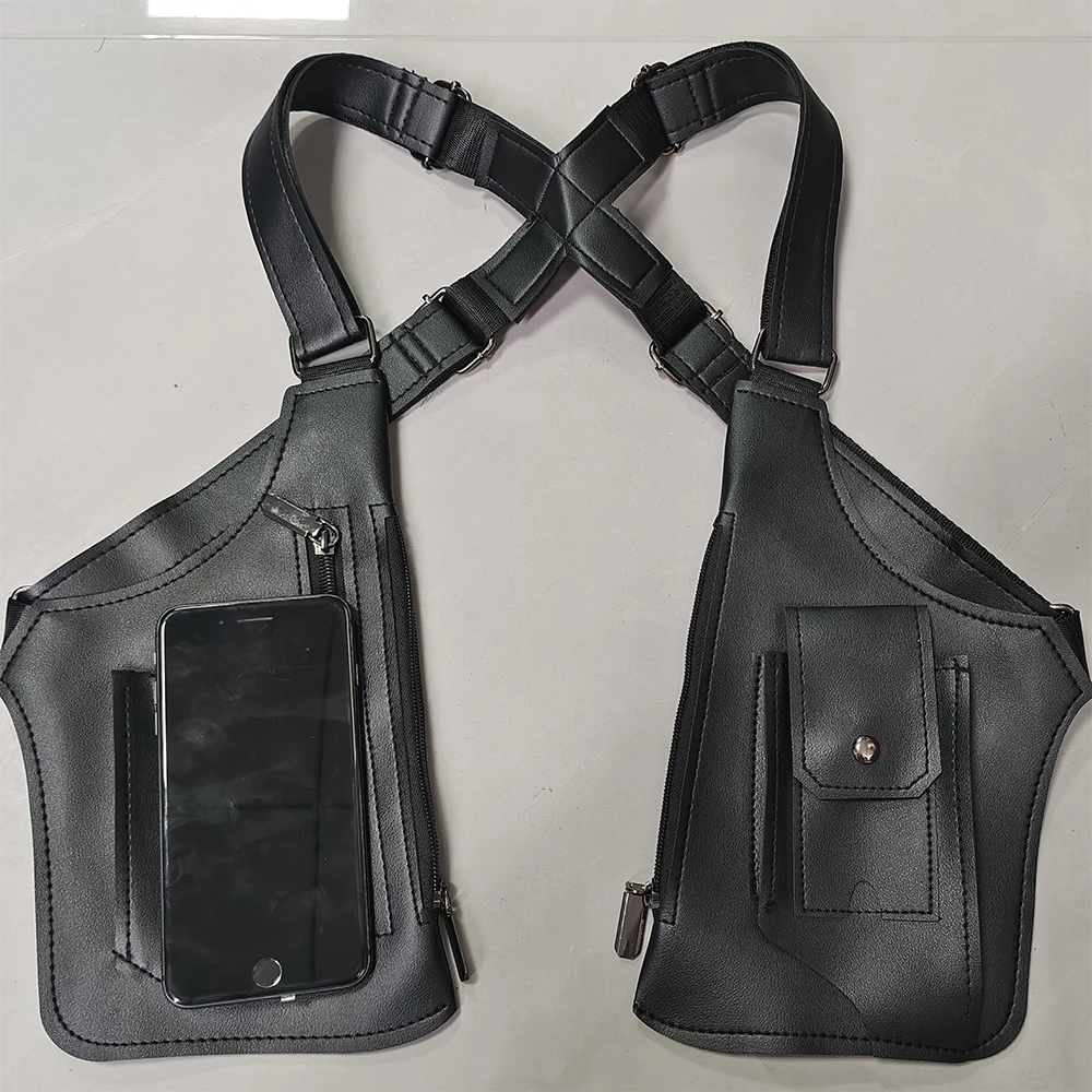 Men's Shoulder Bag, Shoulder Straps with Multiple Pockets, Outdoor Anti-Theft Tactical Bag