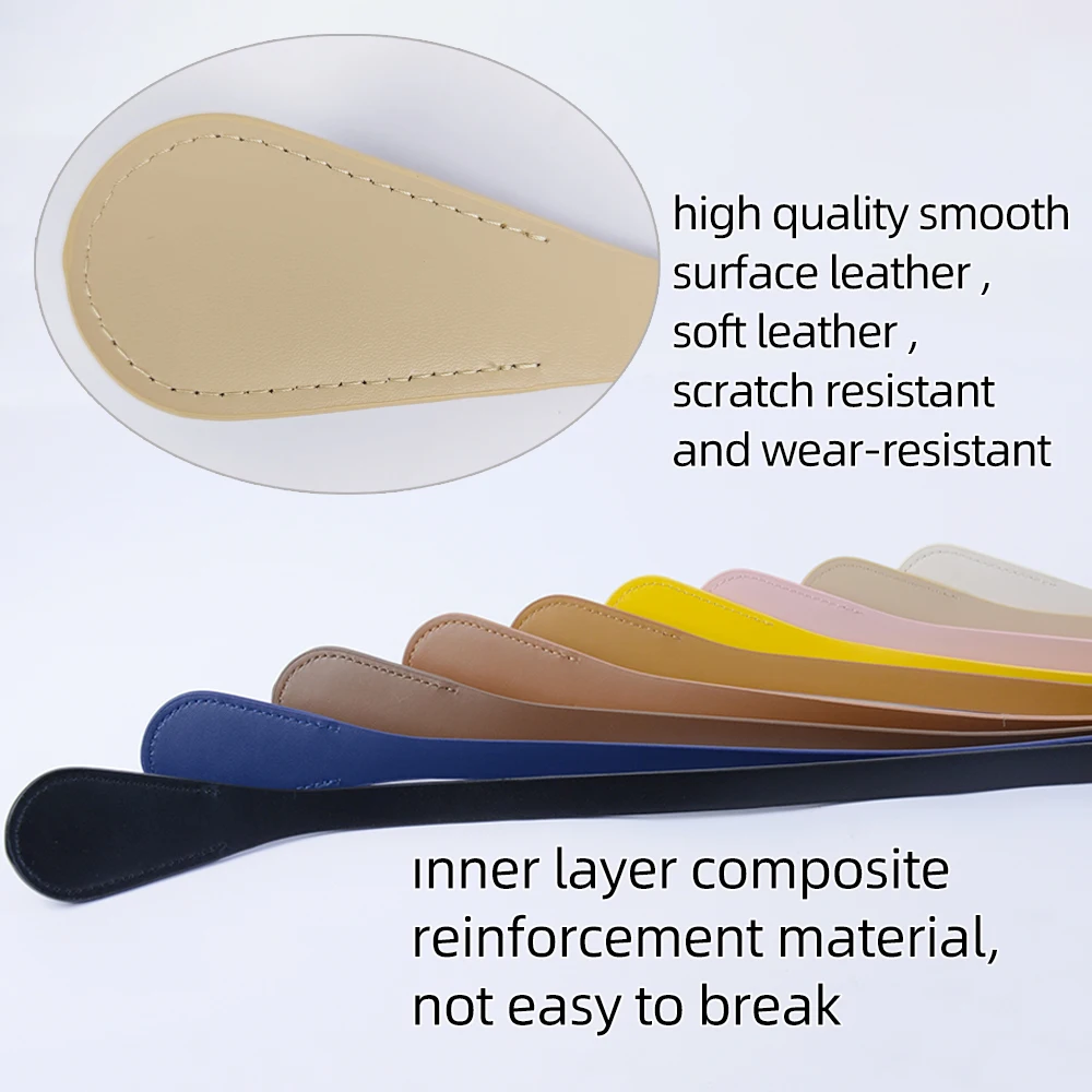 New 1 Pair Long Short Obag Handles Smooth Surface Pu Leather Shoulder Hand Held Straps 86cm 51cm Bag Accessories for O Bag