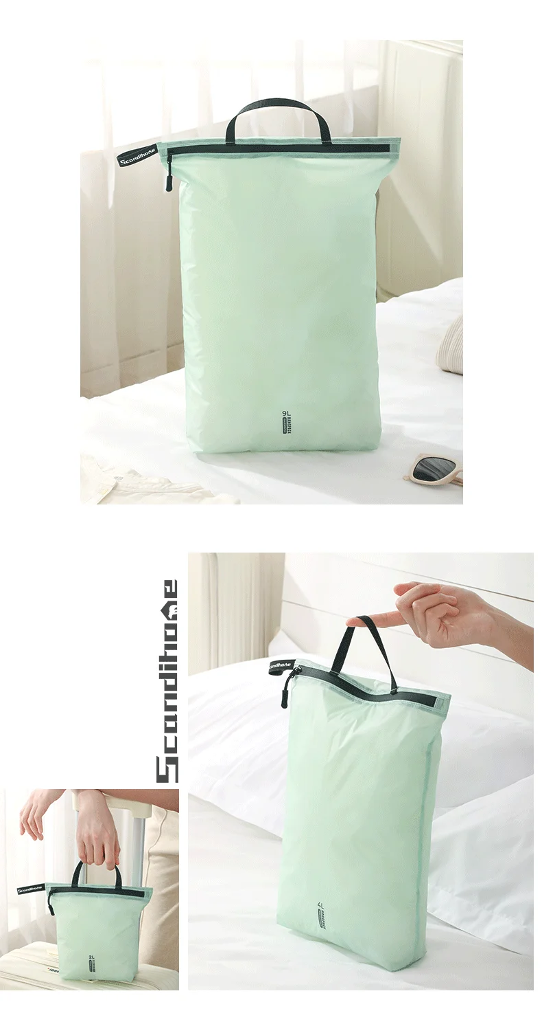 Waterproof Wet Dry Bag for Swimsuit Travel Beach Pool Gym Lightweight Nylon Zipper Organizer Shoe Toiletry Storage Pouch
