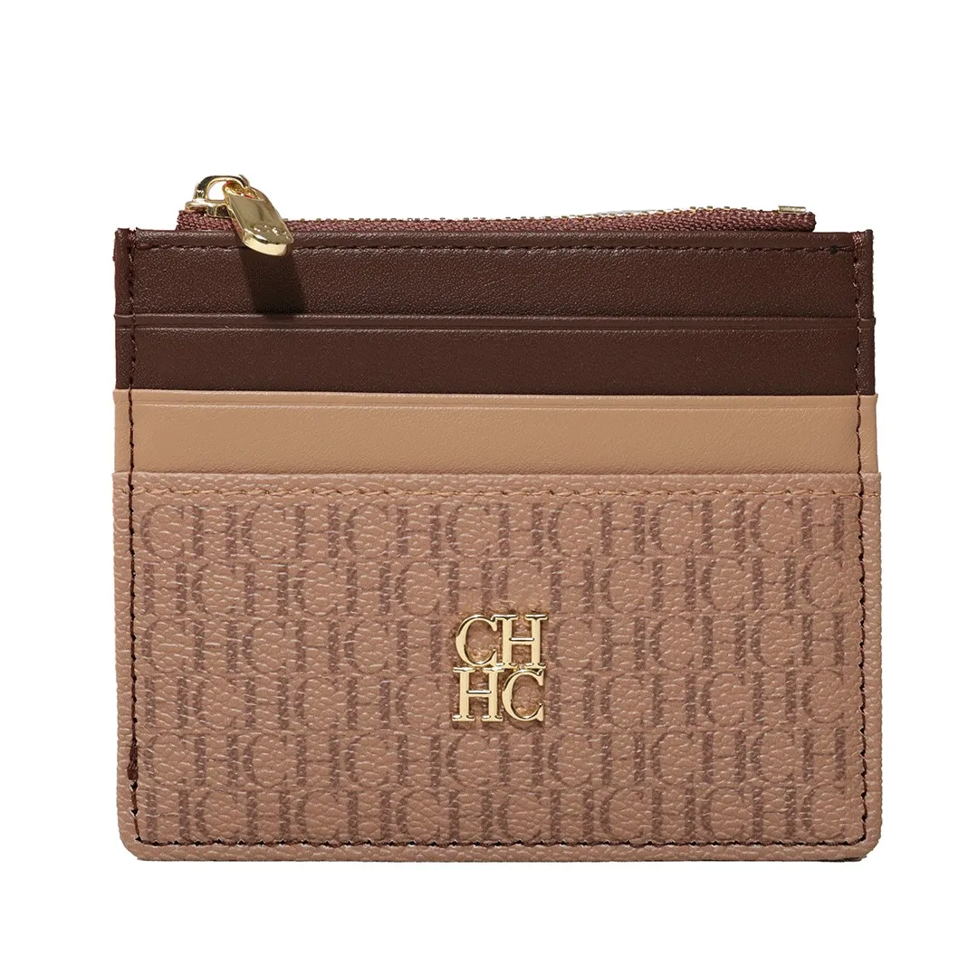 Portable Women's Wallet Exquisite Urine Decoration Durable and Elegant Brand Design Letter Decoration Zipper Card Bag