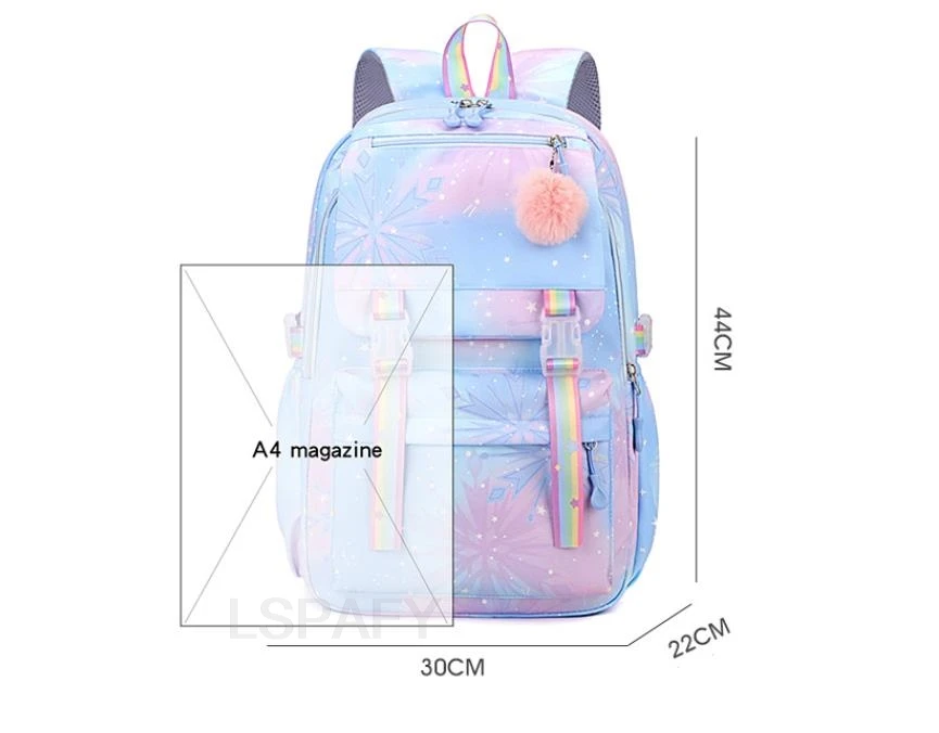 My Little Pony Women's Backpack Boys Girls Bookbag Bag Cartoon kawaii Student Teenager Schoolbag Rucksack Mochila Birthday Gift