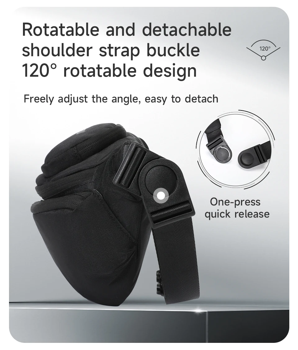 Tigernu Chest Bags Men's Shoulder Bag Fanny Packs For Men Hip Sack Crossbody Bag Men Sling Bag Men's Breasts Tactical Bags Male