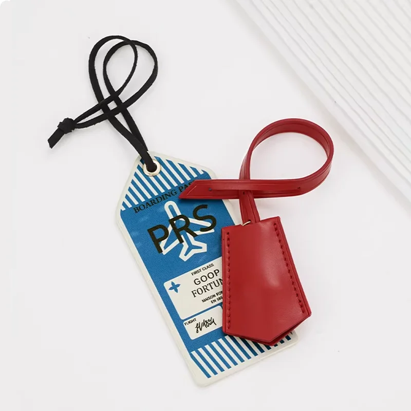 2Pcs Boarding Pass Hang Tag Insert for Speedy25 30 Soft Keychain Bag Hanging Charm