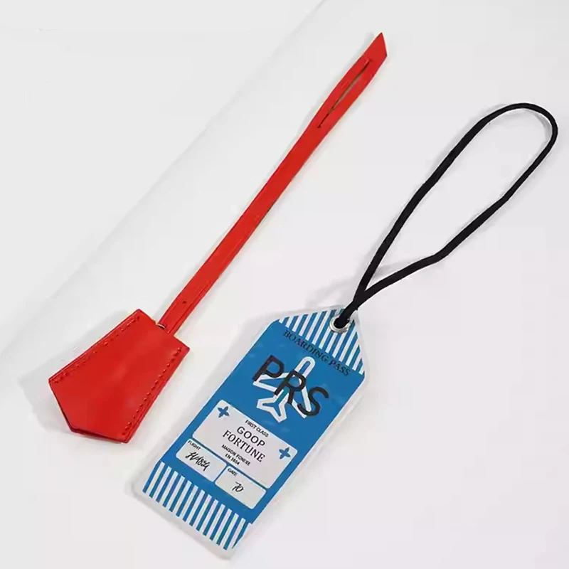 2Pcs Boarding Pass Hang Tag Insert for Speedy25 30 Soft Keychain Bag Hanging Charm