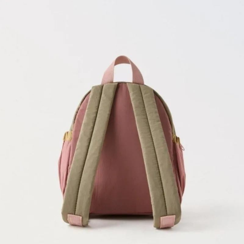 2026 New Cute Orange Apple Embroidered Women's Backpack Soft Lightweight, Fashionable Large Capacity Cartoon Student Bag