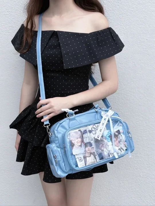 Cute Bar Ita Bag, 3-Color Versatile Bowling Bag, Portable Crossbody & Backpack, New Arrival