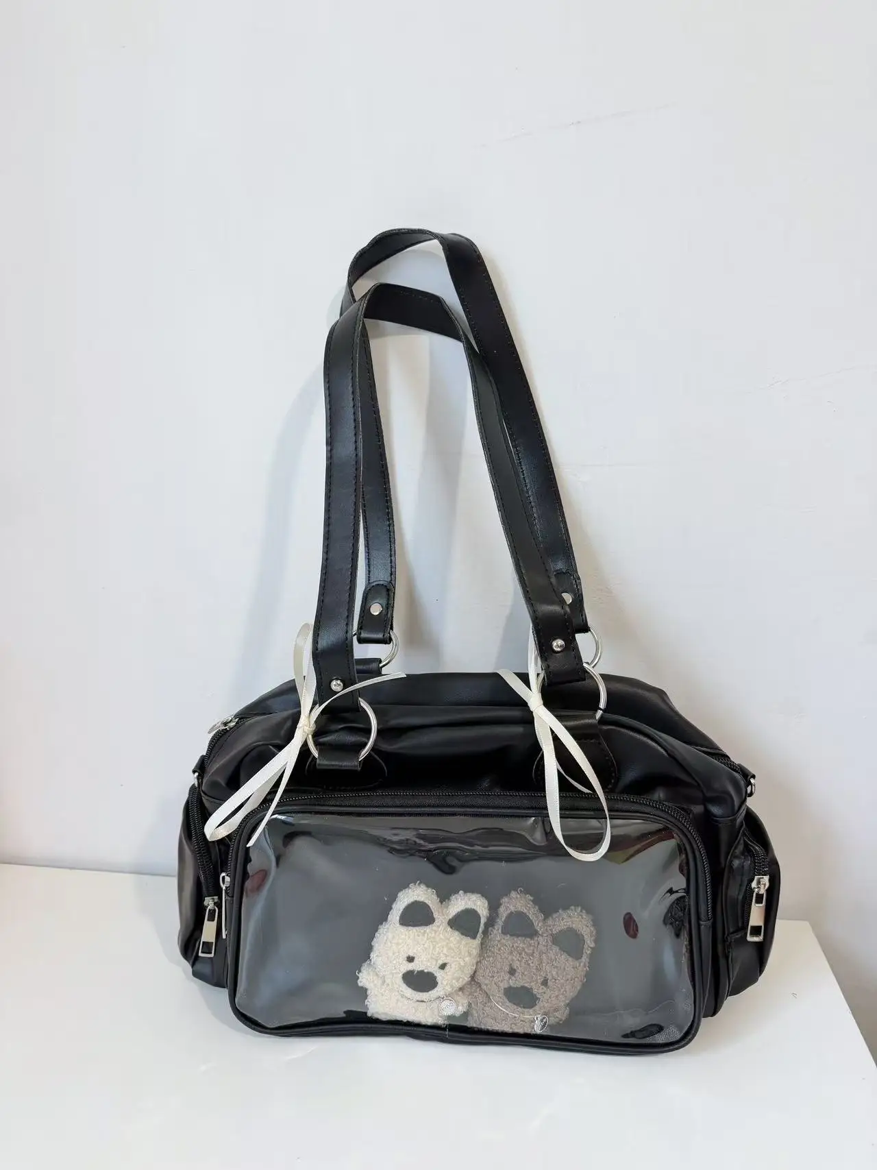 Cute Bar Ita Bag, 3-Color Versatile Bowling Bag, Portable Crossbody & Backpack, New Arrival