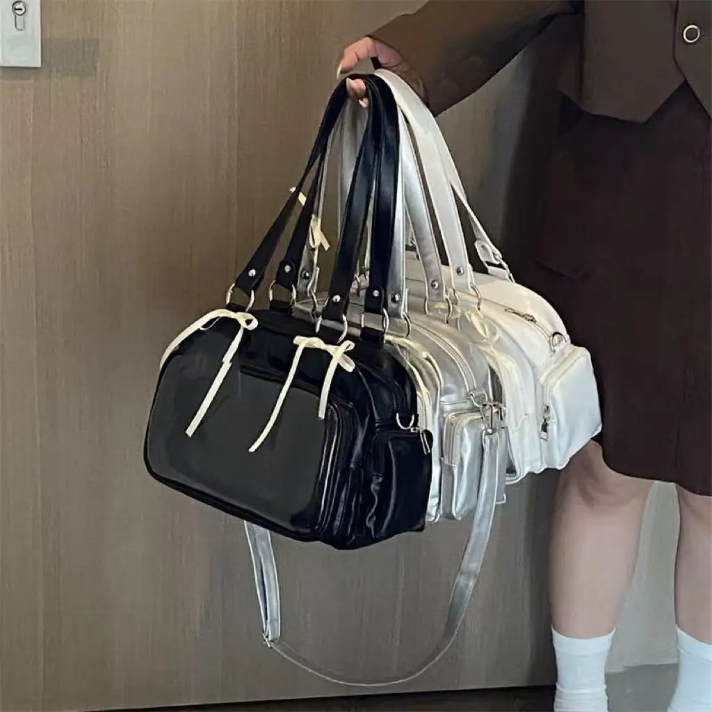 Cute Bar Ita Bag, 3-Color Versatile Bowling Bag, Portable Crossbody & Backpack, New Arrival