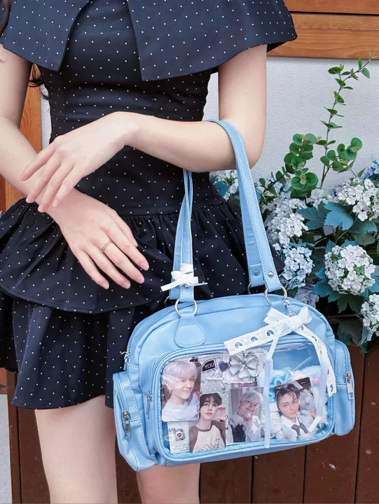 Cute Bar Ita Bag, 3-Color Versatile Bowling Bag, Portable Crossbody & Backpack, New Arrival
