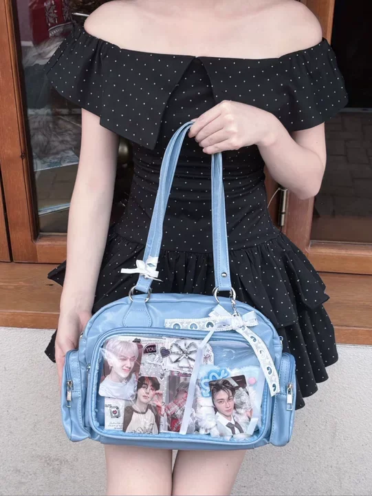 Cute Bar Ita Bag, 3-Color Versatile Bowling Bag, Portable Crossbody & Backpack, New Arrival