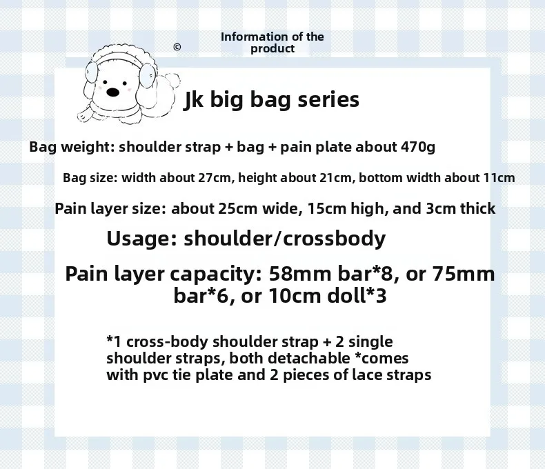 Cute Bar Ita Bag, 3-Color Versatile Bowling Bag, Portable Crossbody & Backpack, New Arrival
