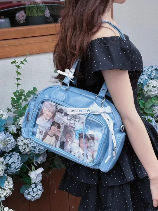 Cute Bar Ita Bag, 3-Color Versatile Bowling Bag, Portable Crossbody & Backpack, New Arrival