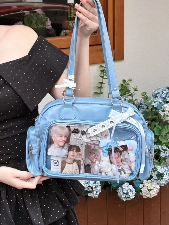 Cute Bar Ita Bag, 3-Color Versatile Bowling Bag, Portable Crossbody & Backpack, New Arrival